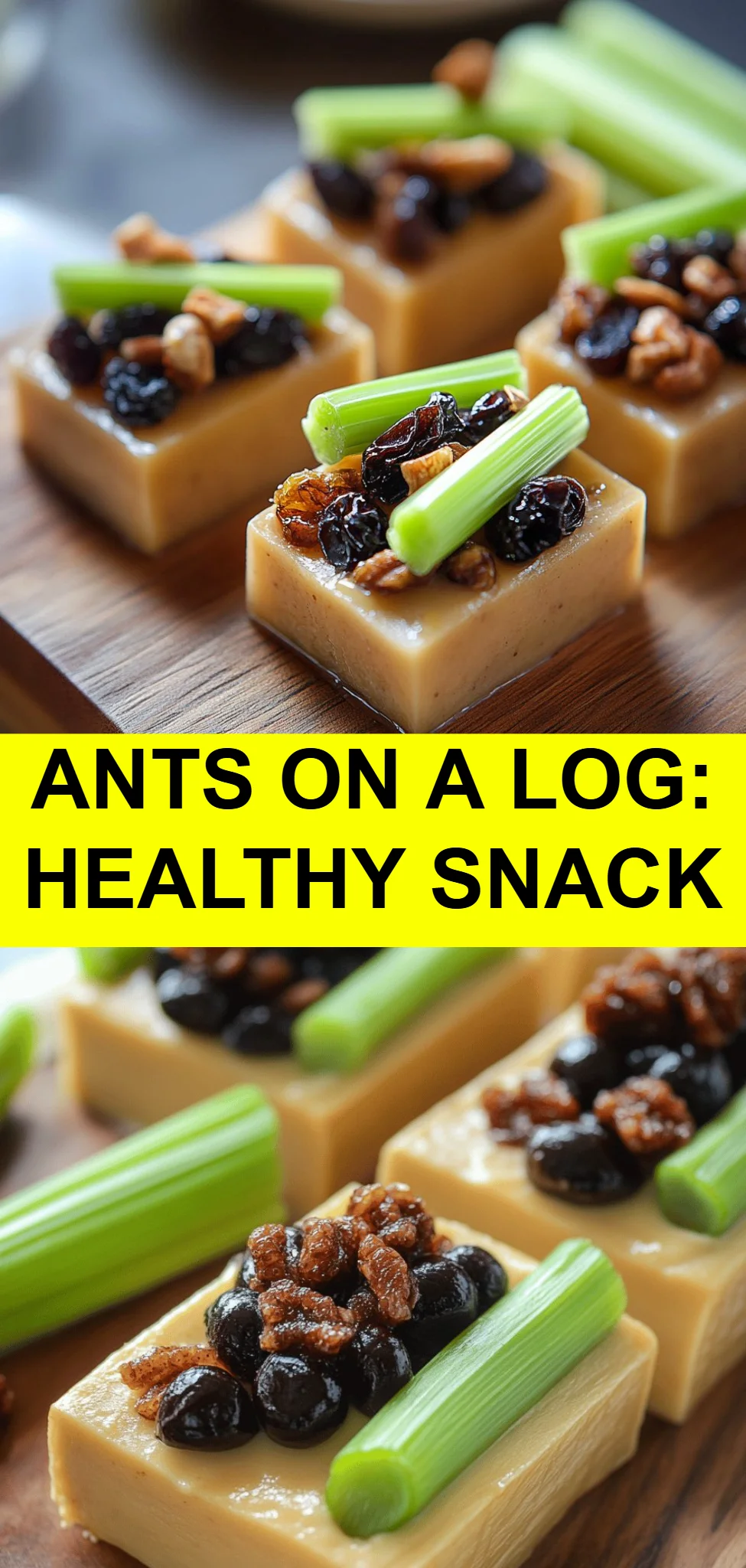 Ants on a Log: Healthy Snack
