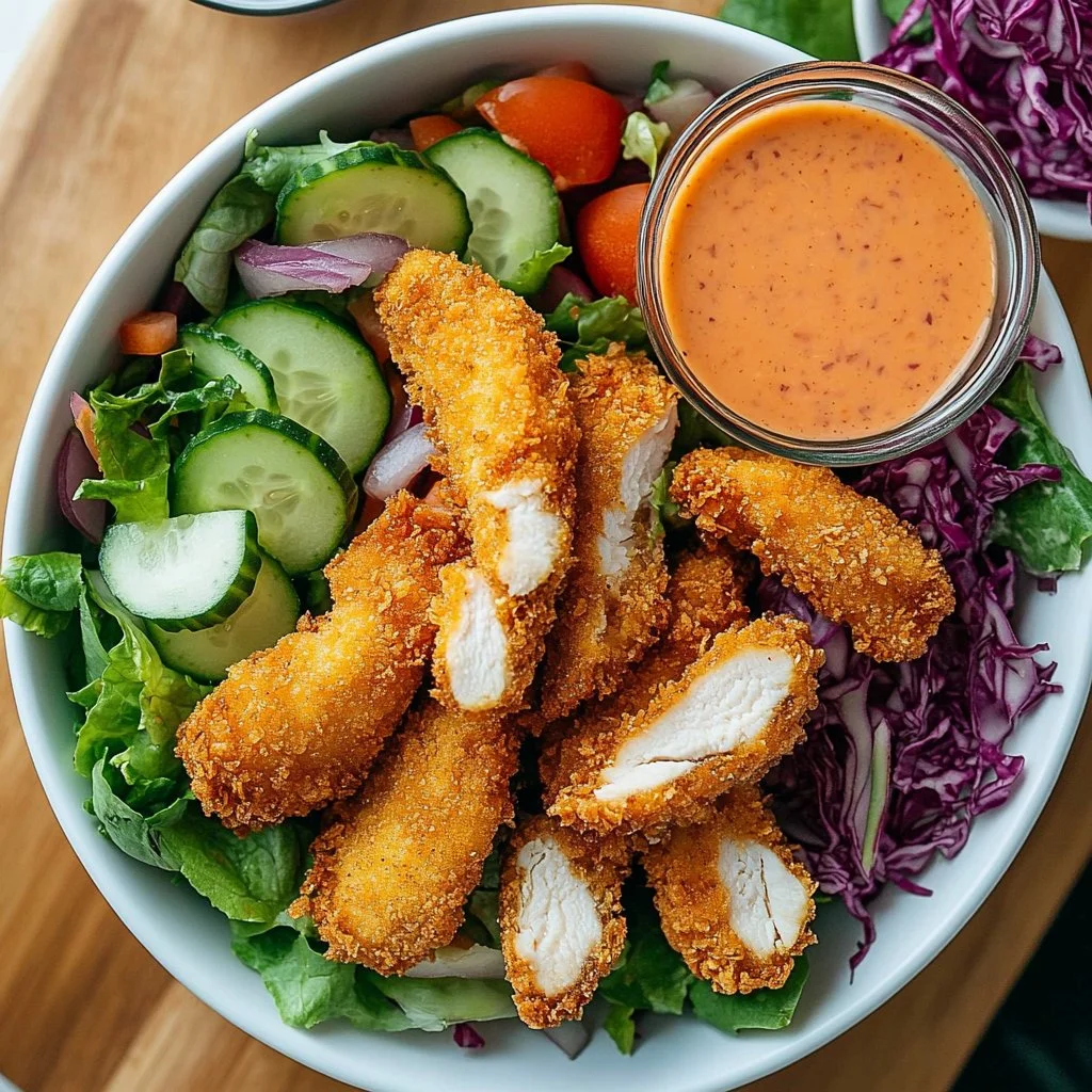 Bacon Lettuce Tomato Chicken Salad with fresh ingredients served in a bowl
