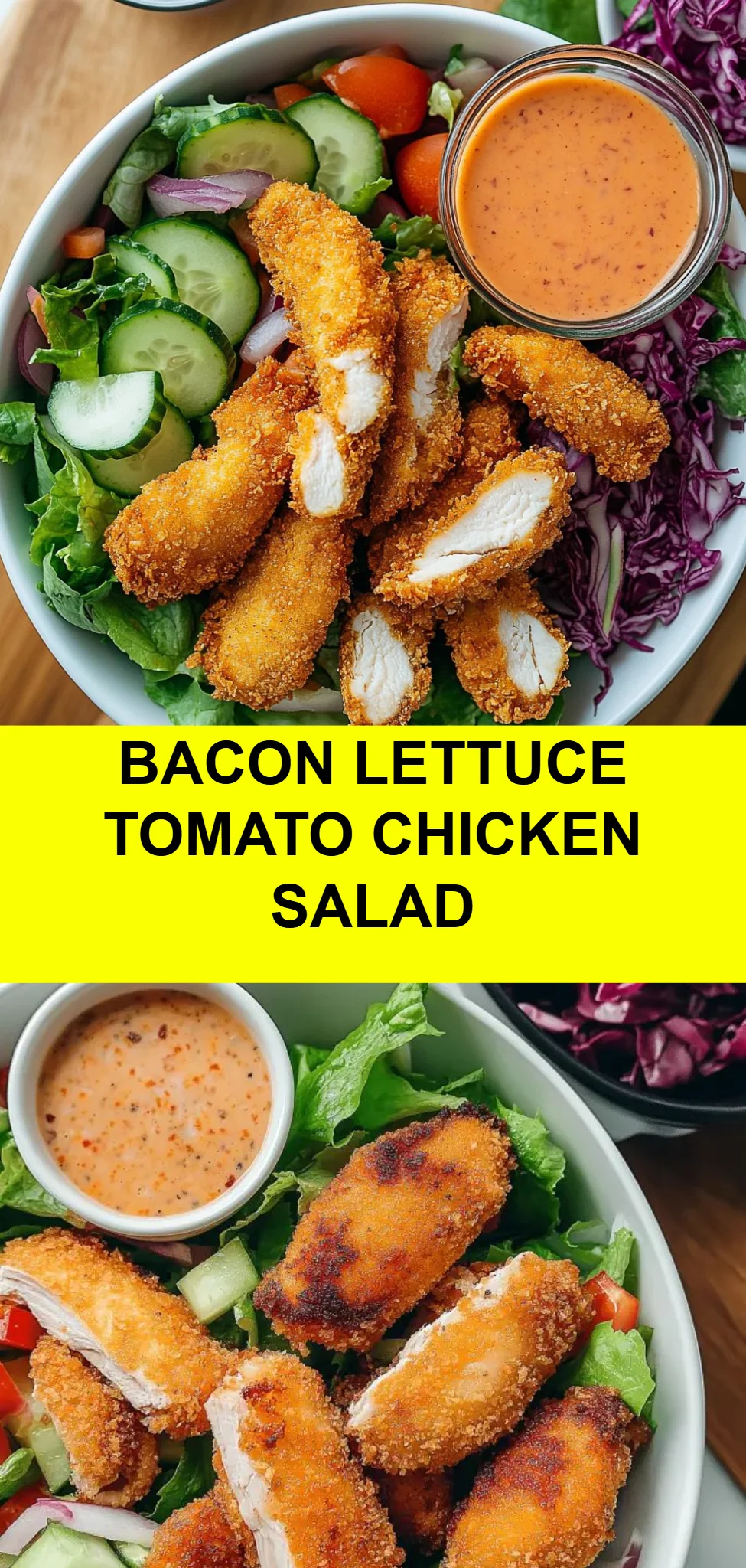 Bacon Lettuce Tomato Chicken Salad
