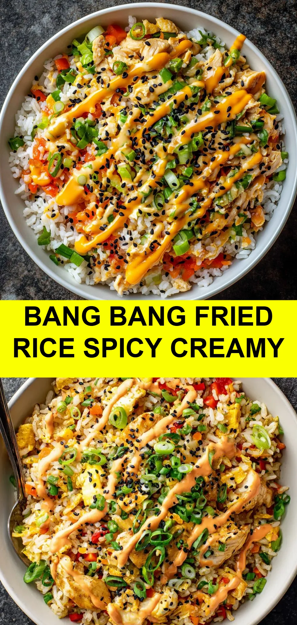 Bang Bang Fried Rice Spicy Creamy