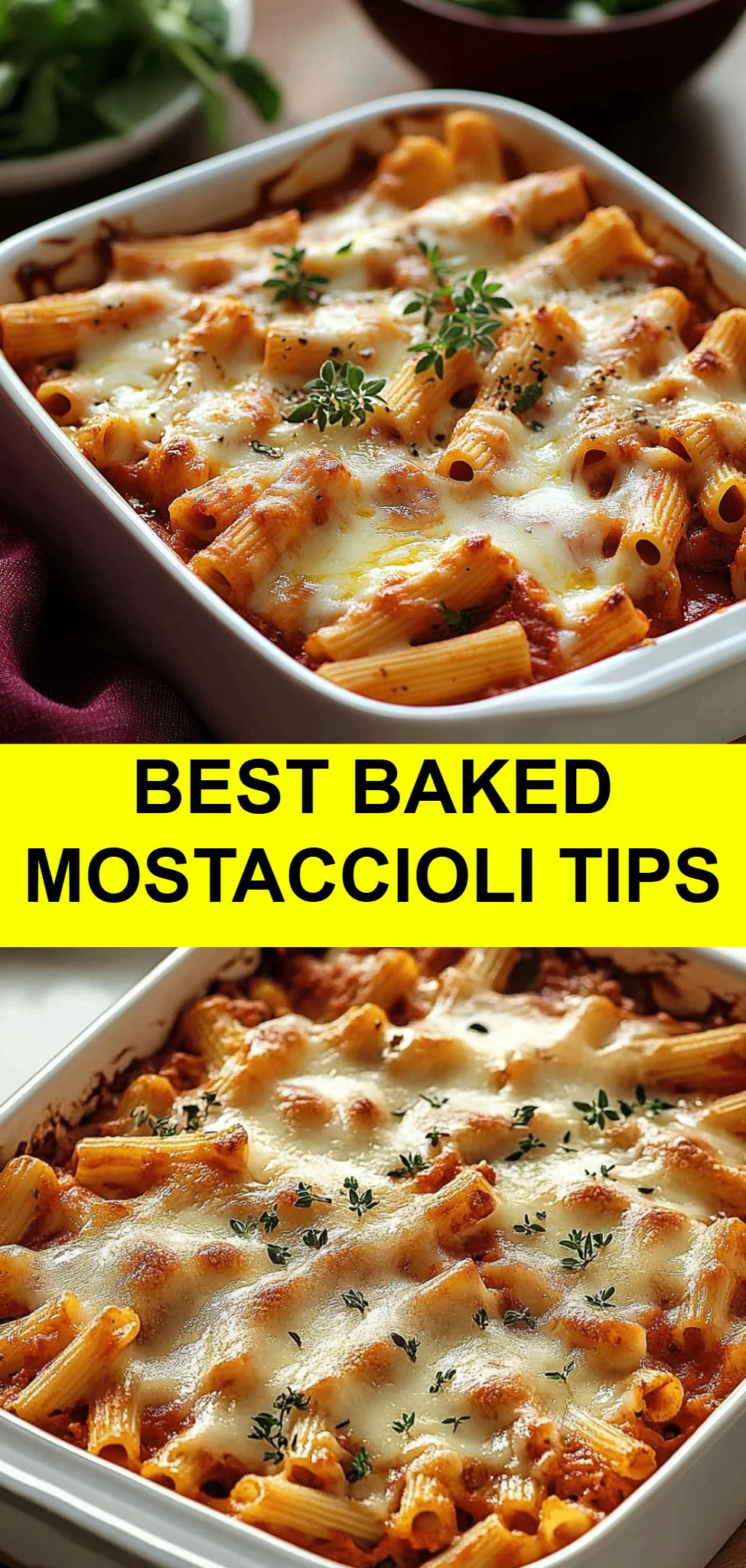 Best Baked Mostaccioli Tips