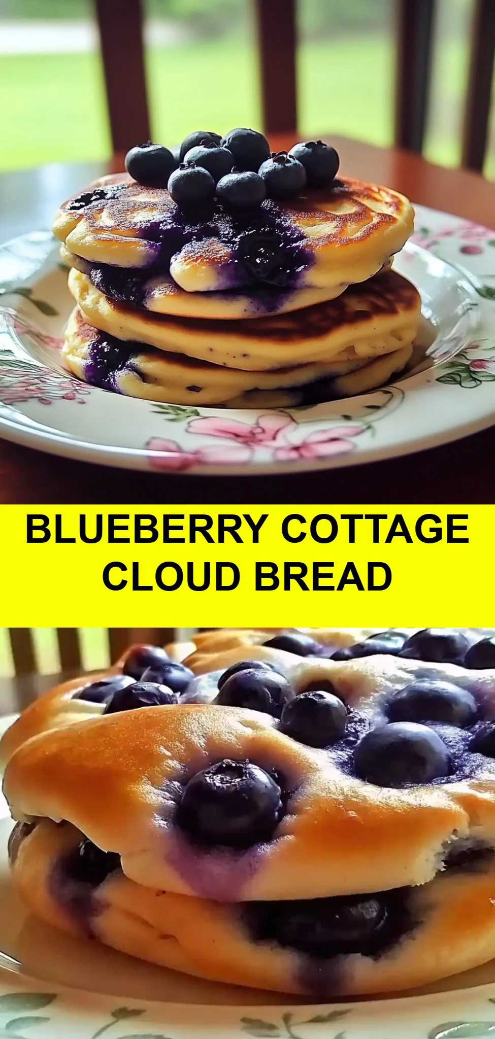 Blueberry Cottage Cloud Bread