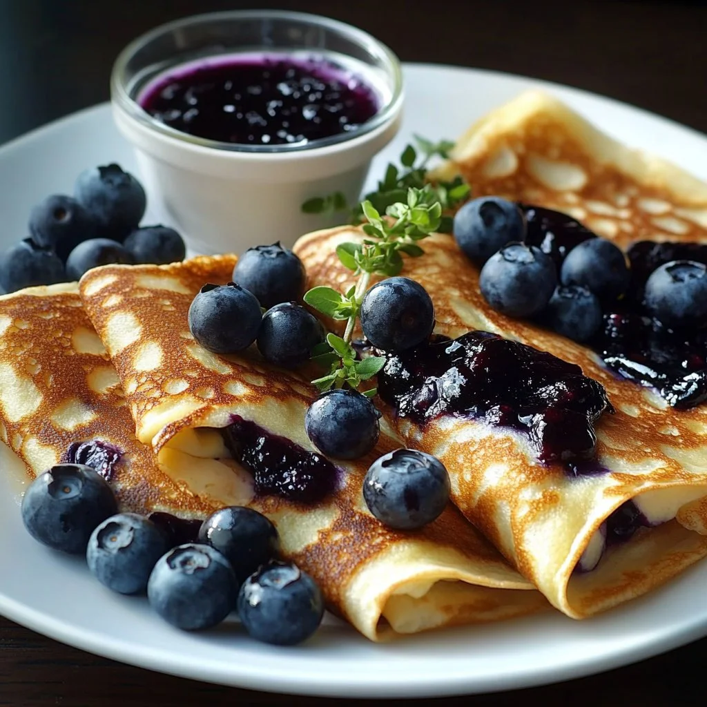 Delicious Blueberry Morning Quesadilla with fresh blueberries and melted cheese.