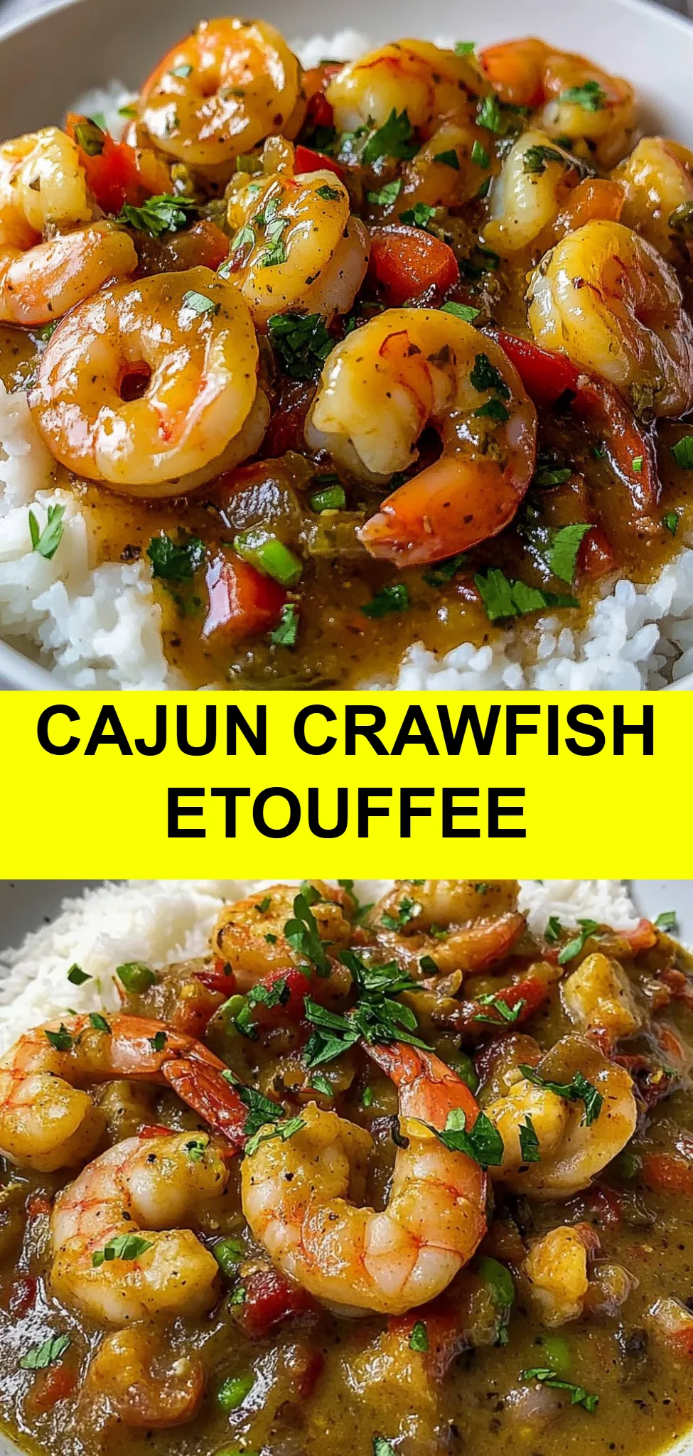 Cajun Crawfish Etouffee