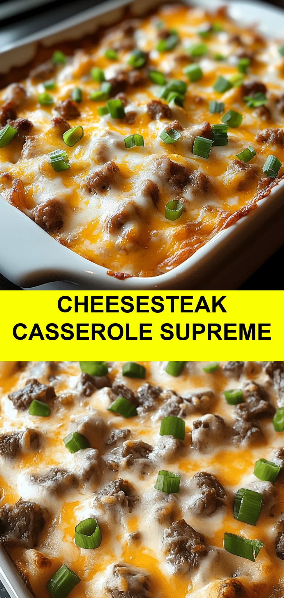 Cheesesteak Casserole Supreme