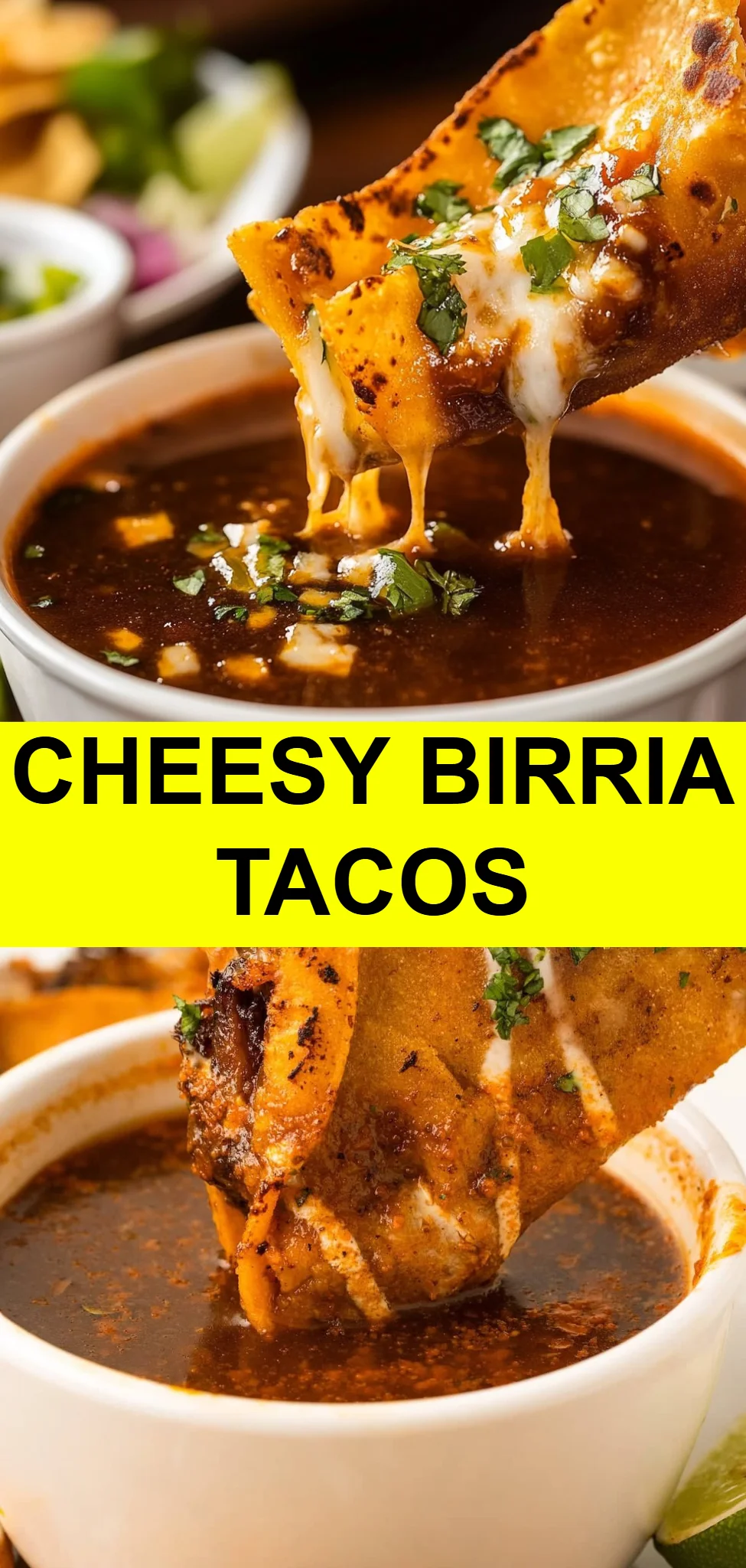Cheesy Birria Tacos