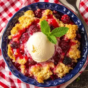 Delicious Cherry Pineapple Dump Cake served on a plate with cherries on top.