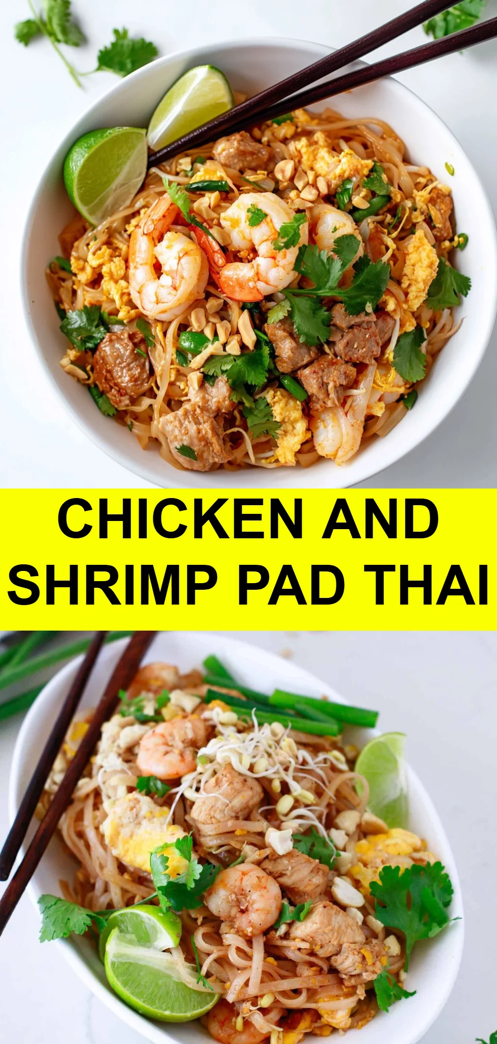 Chicken and Shrimp Pad Thai