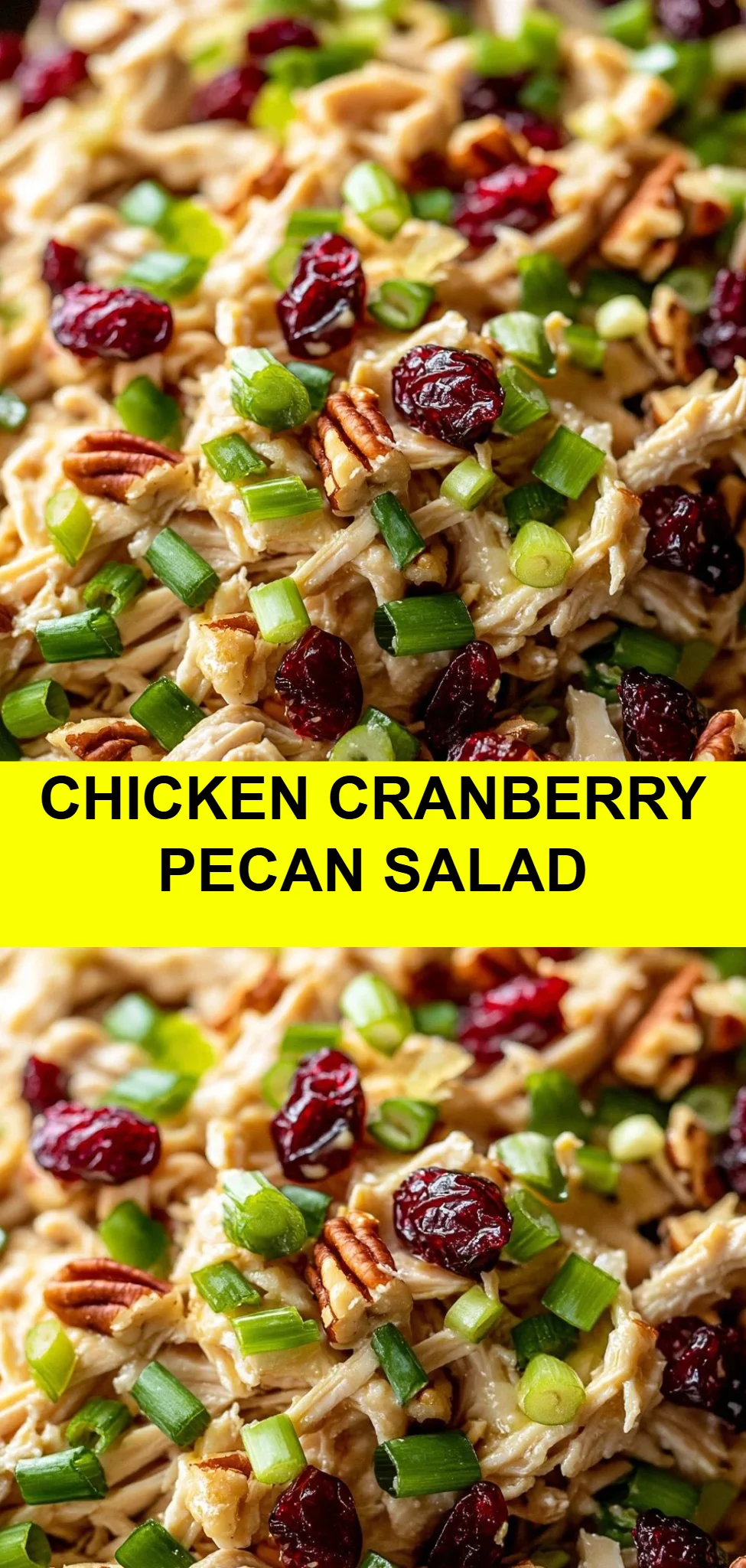 Chicken Cranberry Pecan Salad