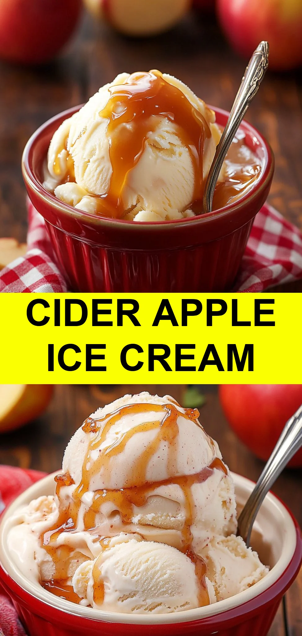 Cider Apple Ice Cream