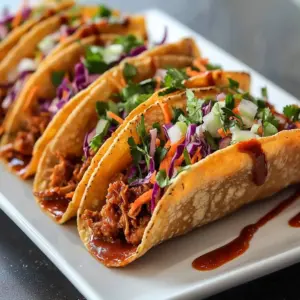 Delicious chicken wonton tacos inspired by Applebee's recipe