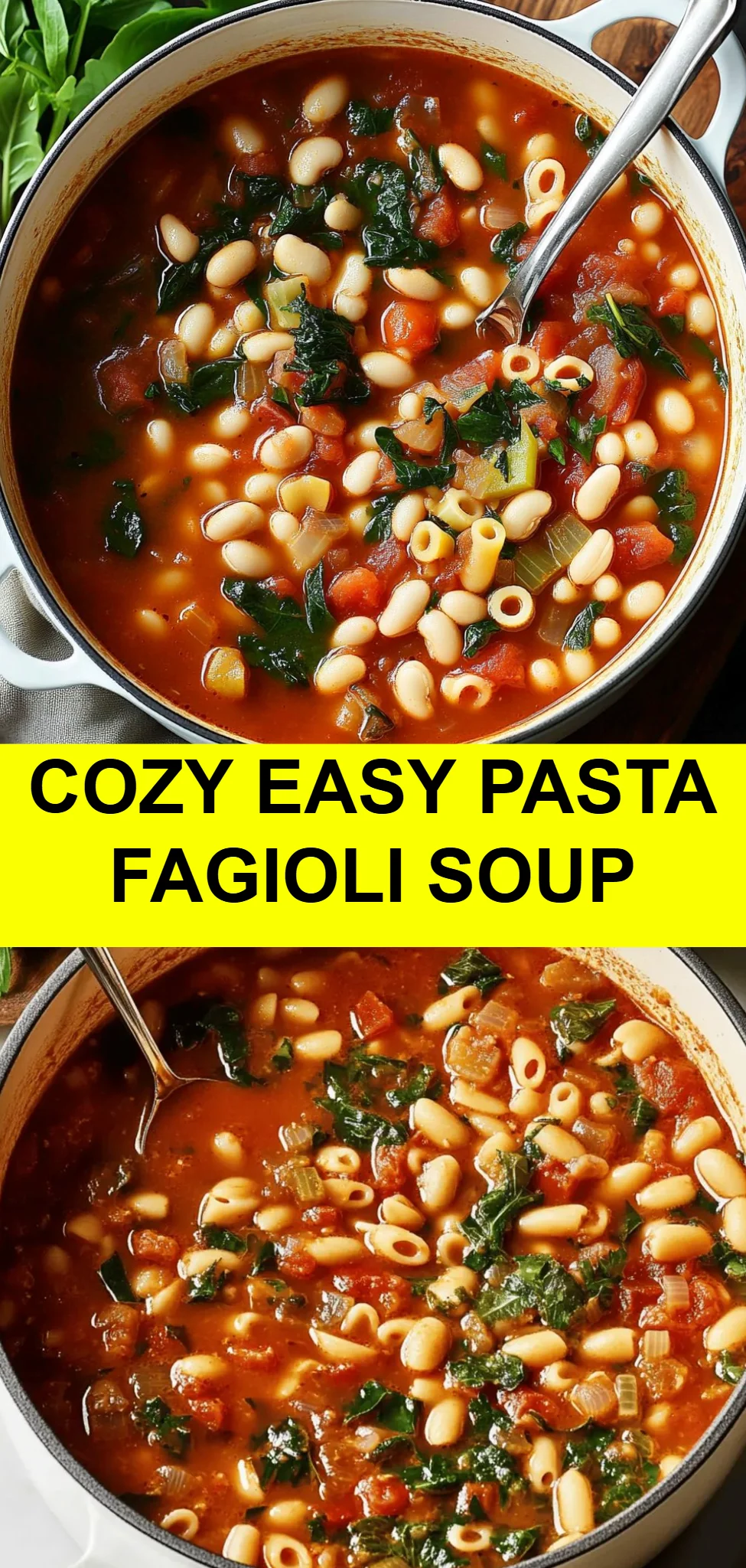Cozy Easy Pasta Fagioli Soup