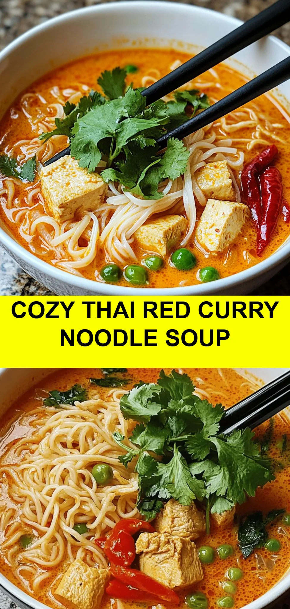 Cozy Thai Red Curry Noodle Soup