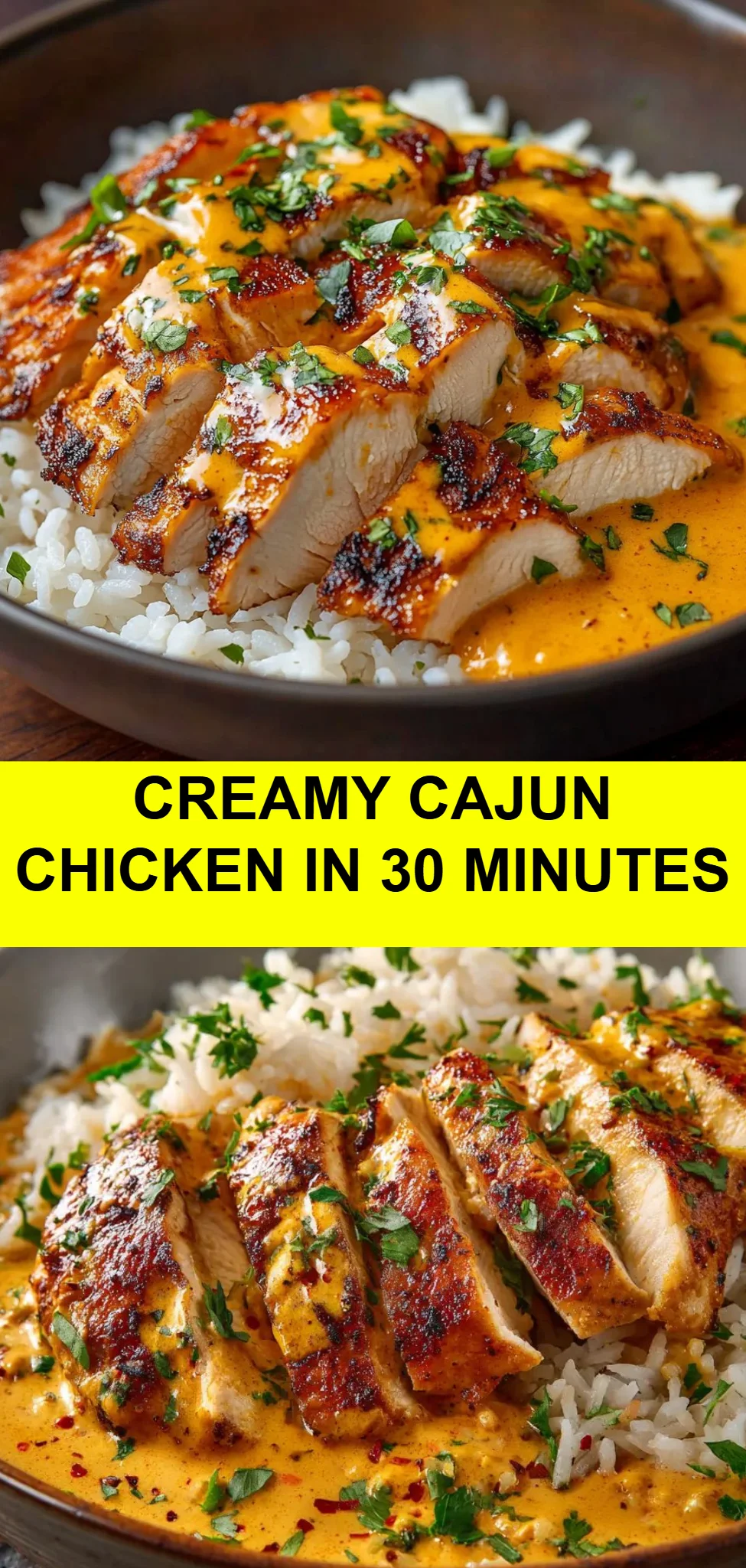 Creamy Cajun Chicken in 30 Minutes