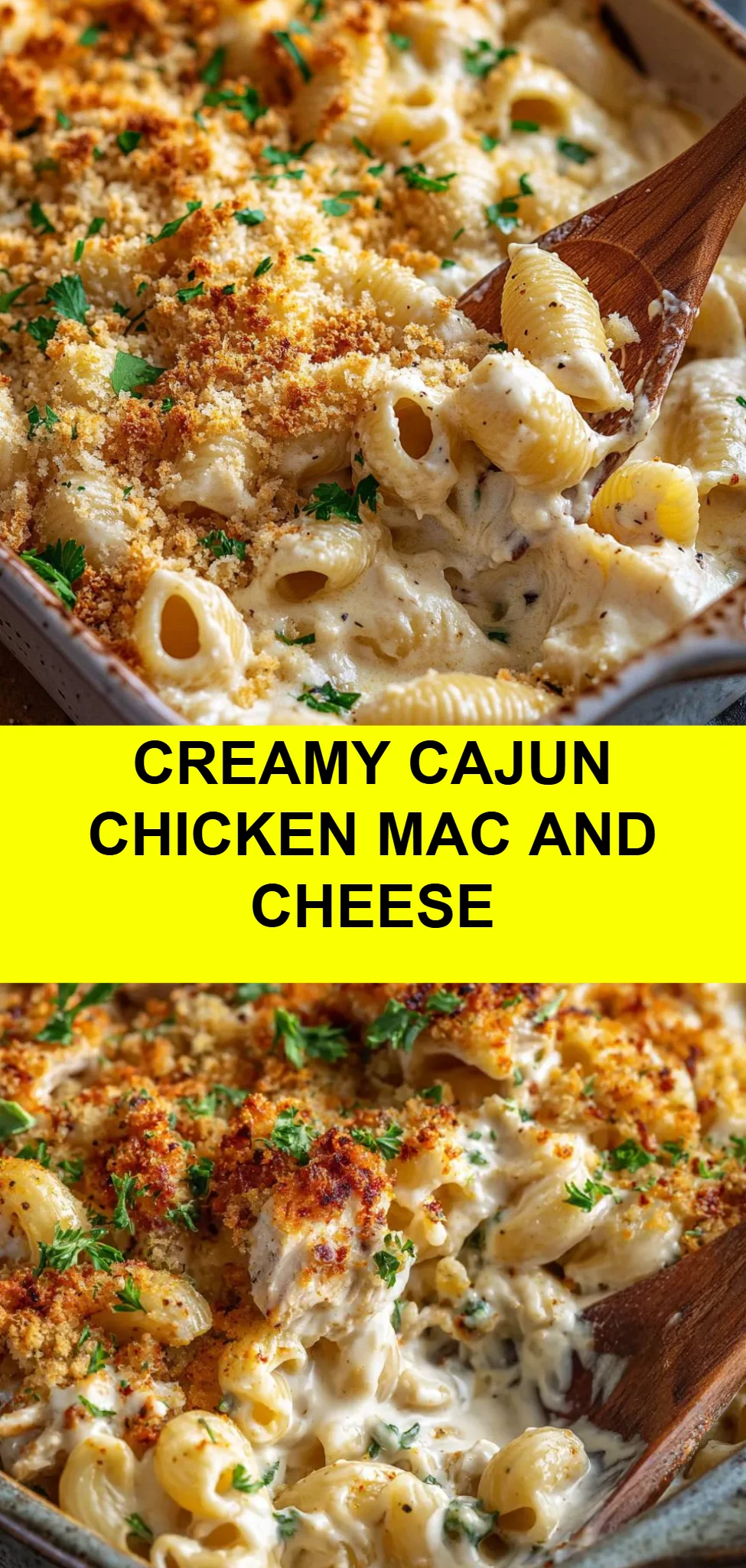 Creamy Cajun Chicken Mac and Cheese