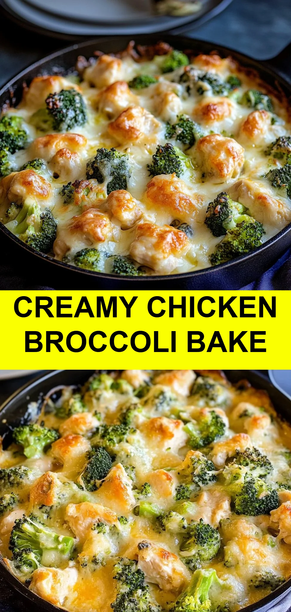 Creamy Chicken Broccoli Bake