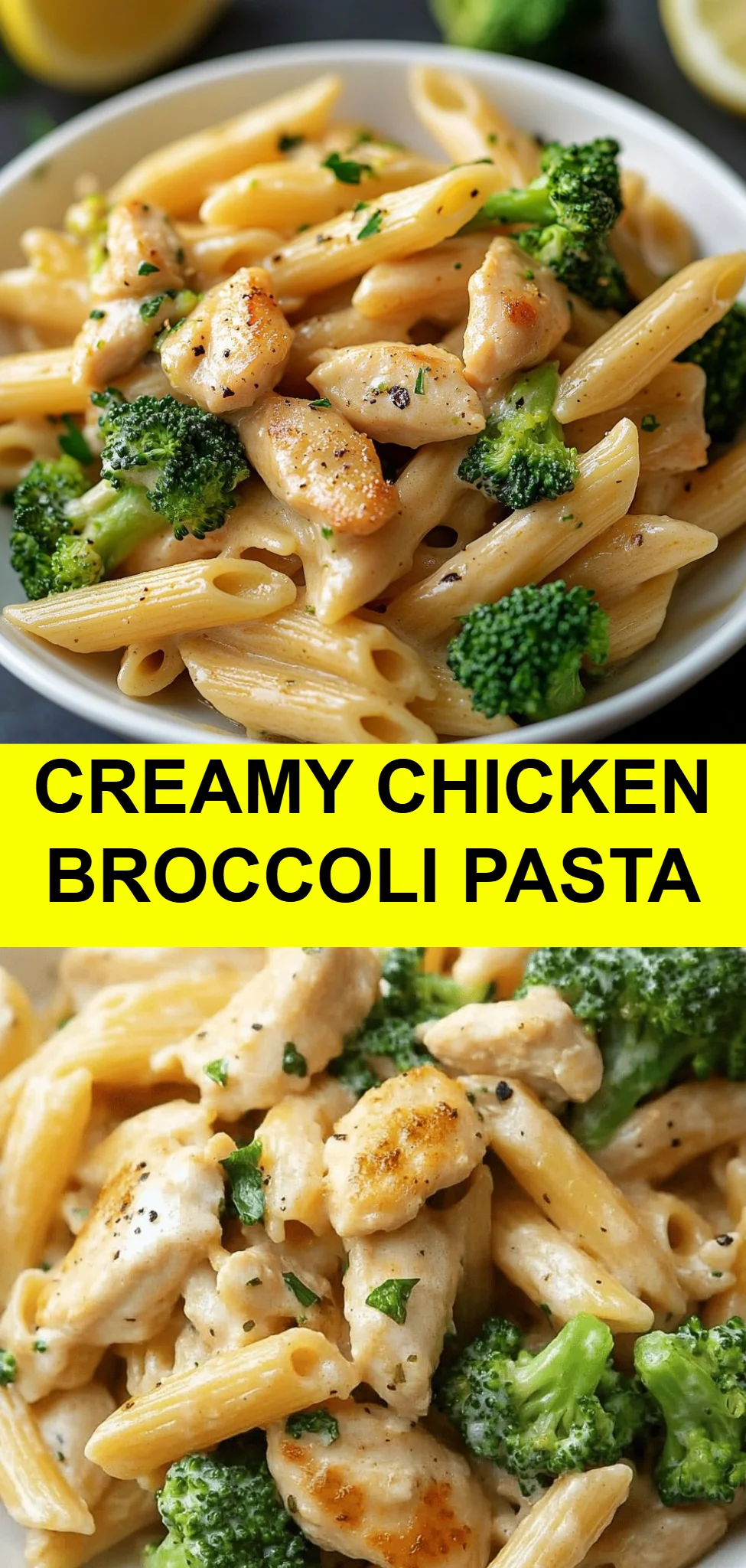 Creamy Chicken Broccoli Pasta