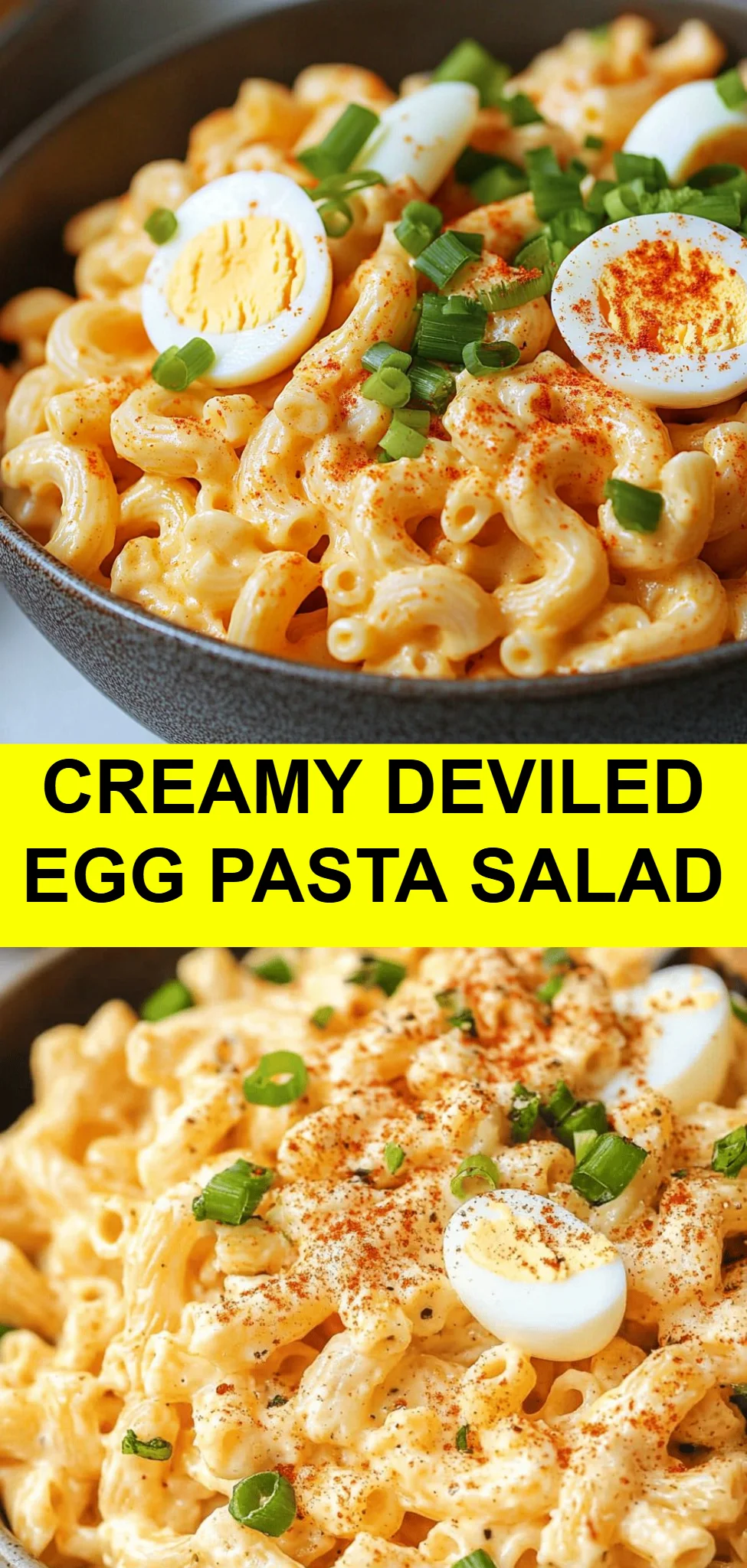 Creamy Deviled Egg Pasta Salad