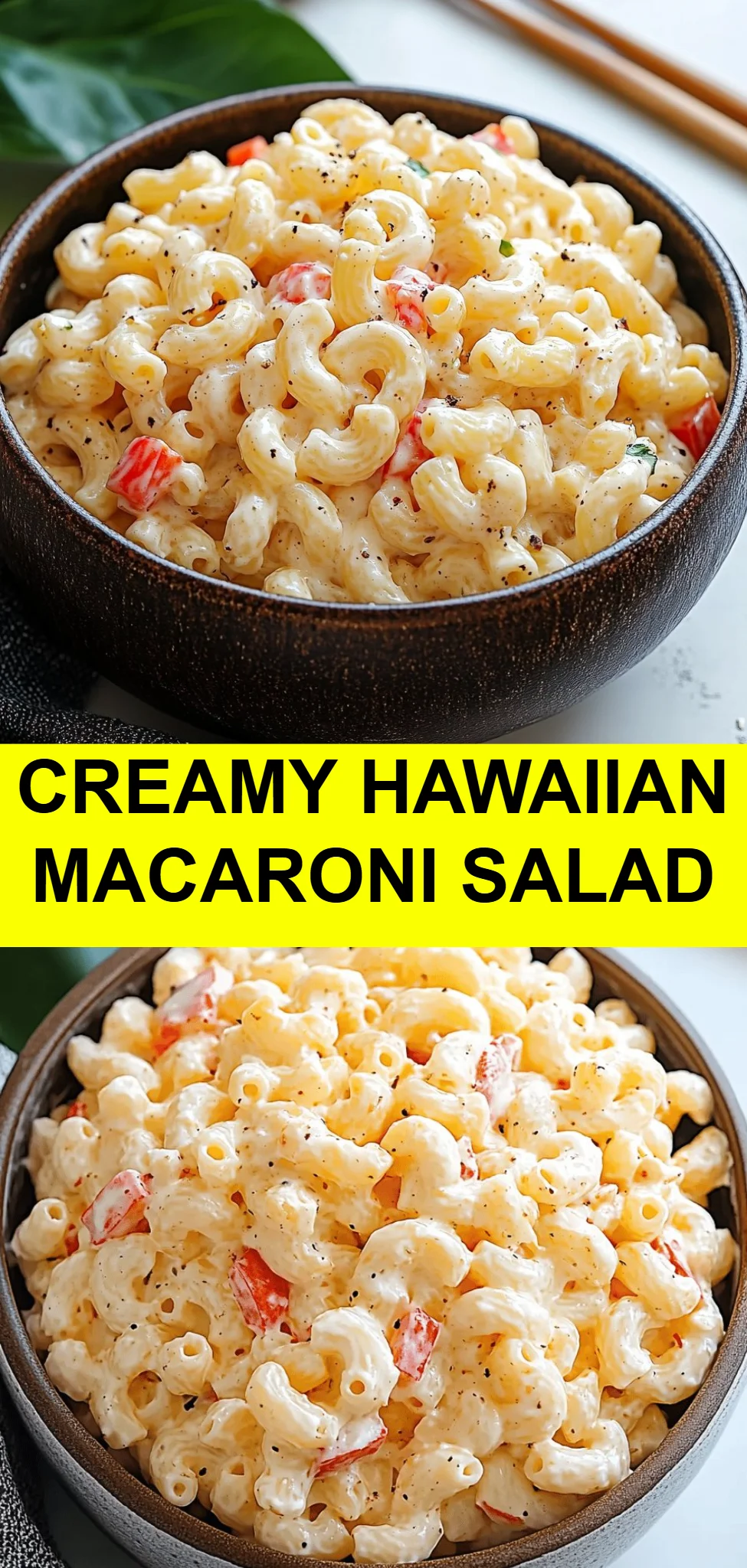 Creamy Hawaiian Macaroni Salad