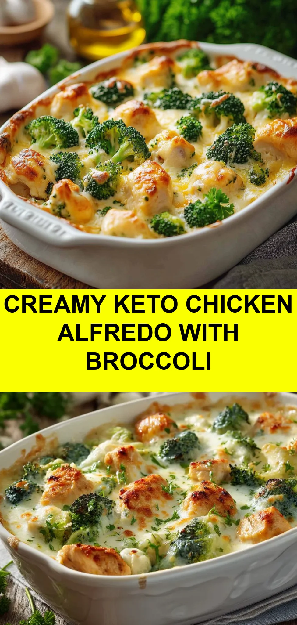 Creamy Keto Chicken Alfredo with Broccoli