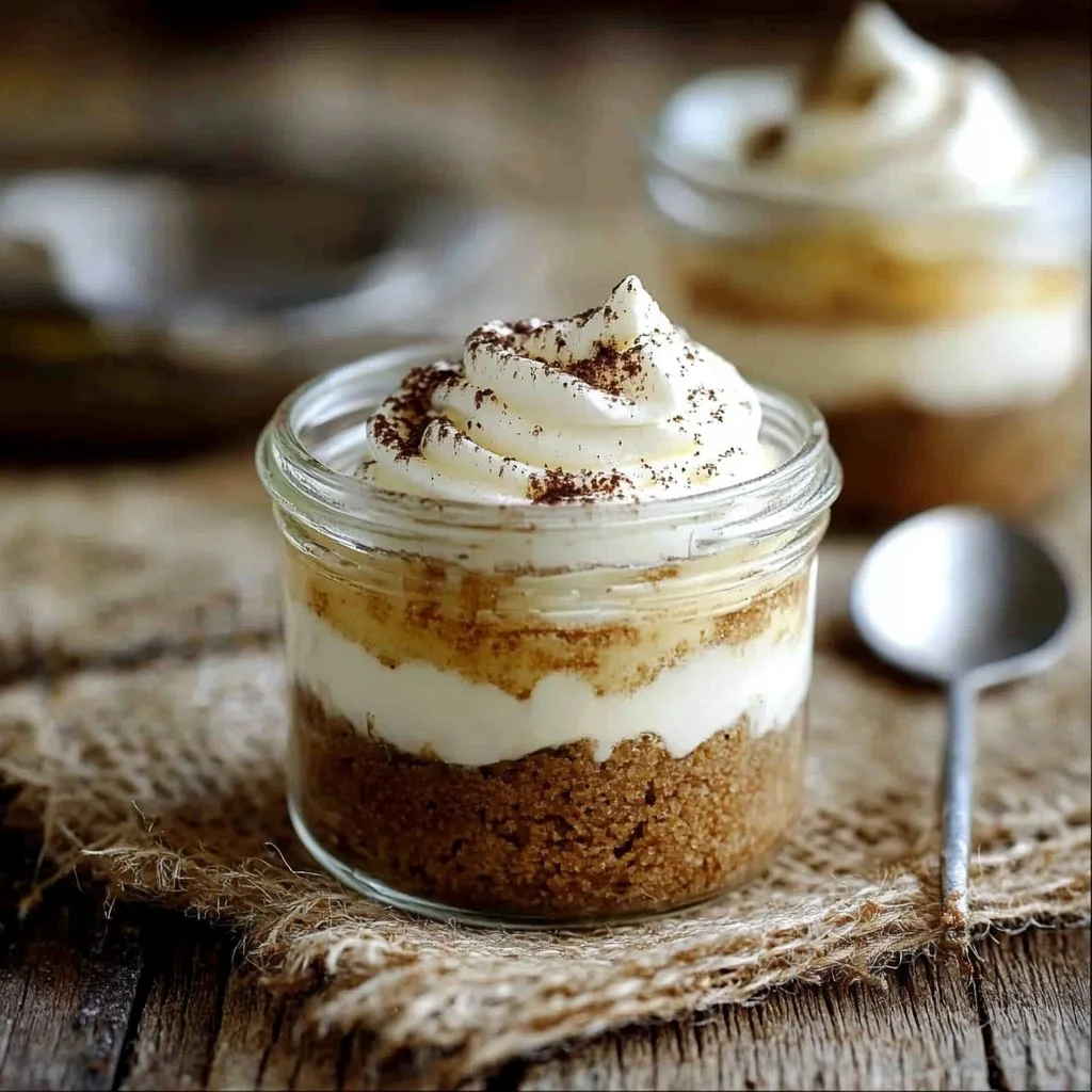 Creamy pumpkin cheesecake squares served on a wooden plate with autumn decor