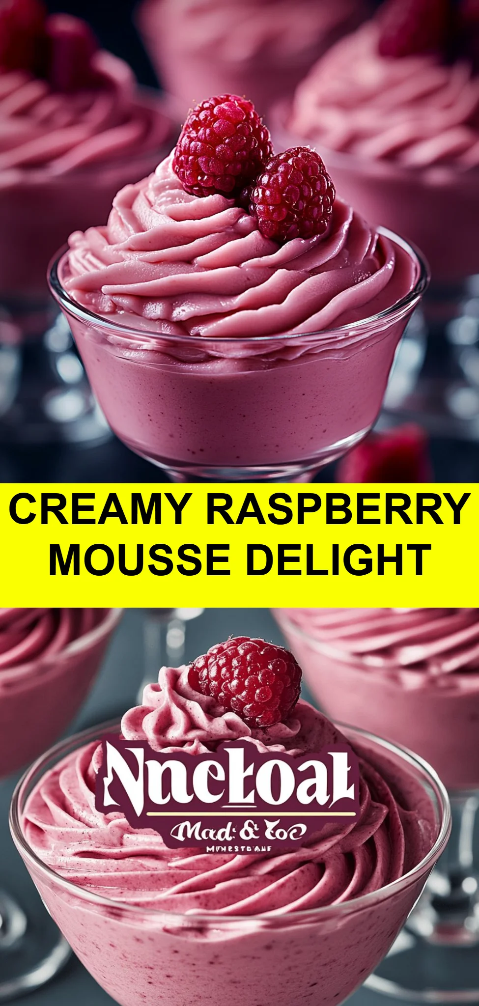 Creamy Raspberry Mousse Delight