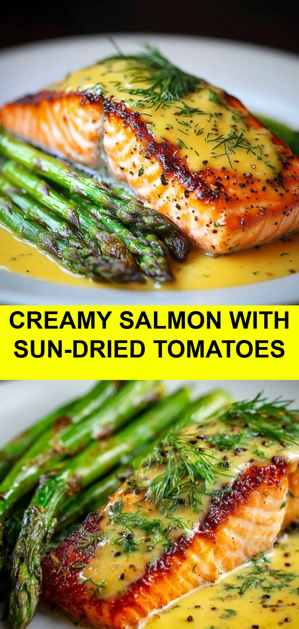 Creamy Salmon with Sun-Dried Tomatoes