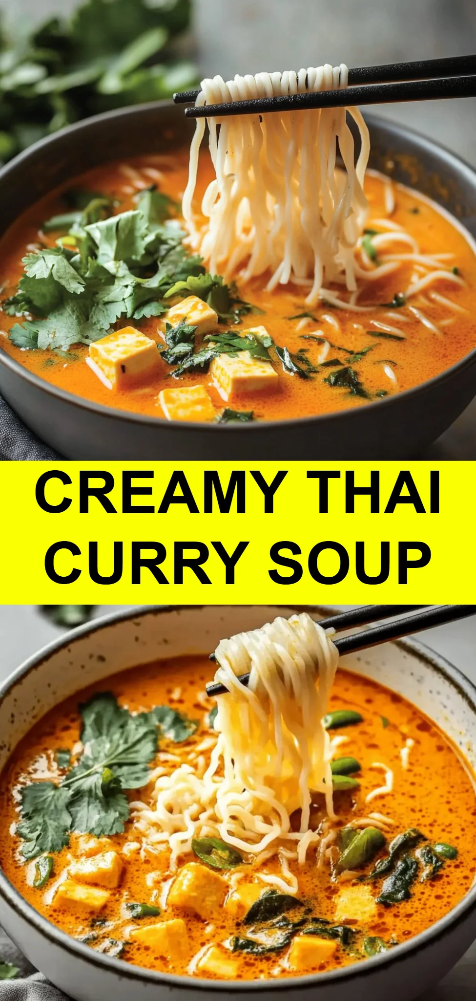 Creamy Thai Curry Soup