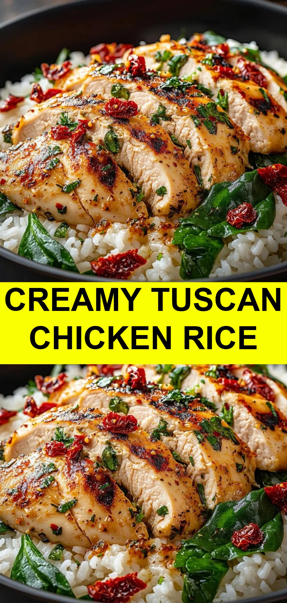 Creamy Tuscan Chicken Rice