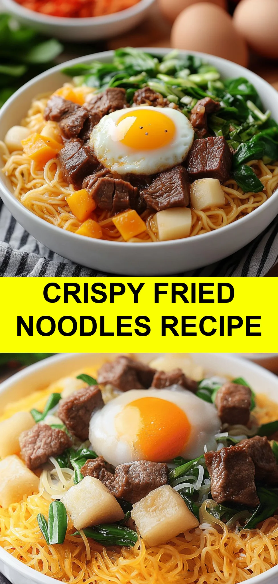 Crispy Fried Noodles Recipe