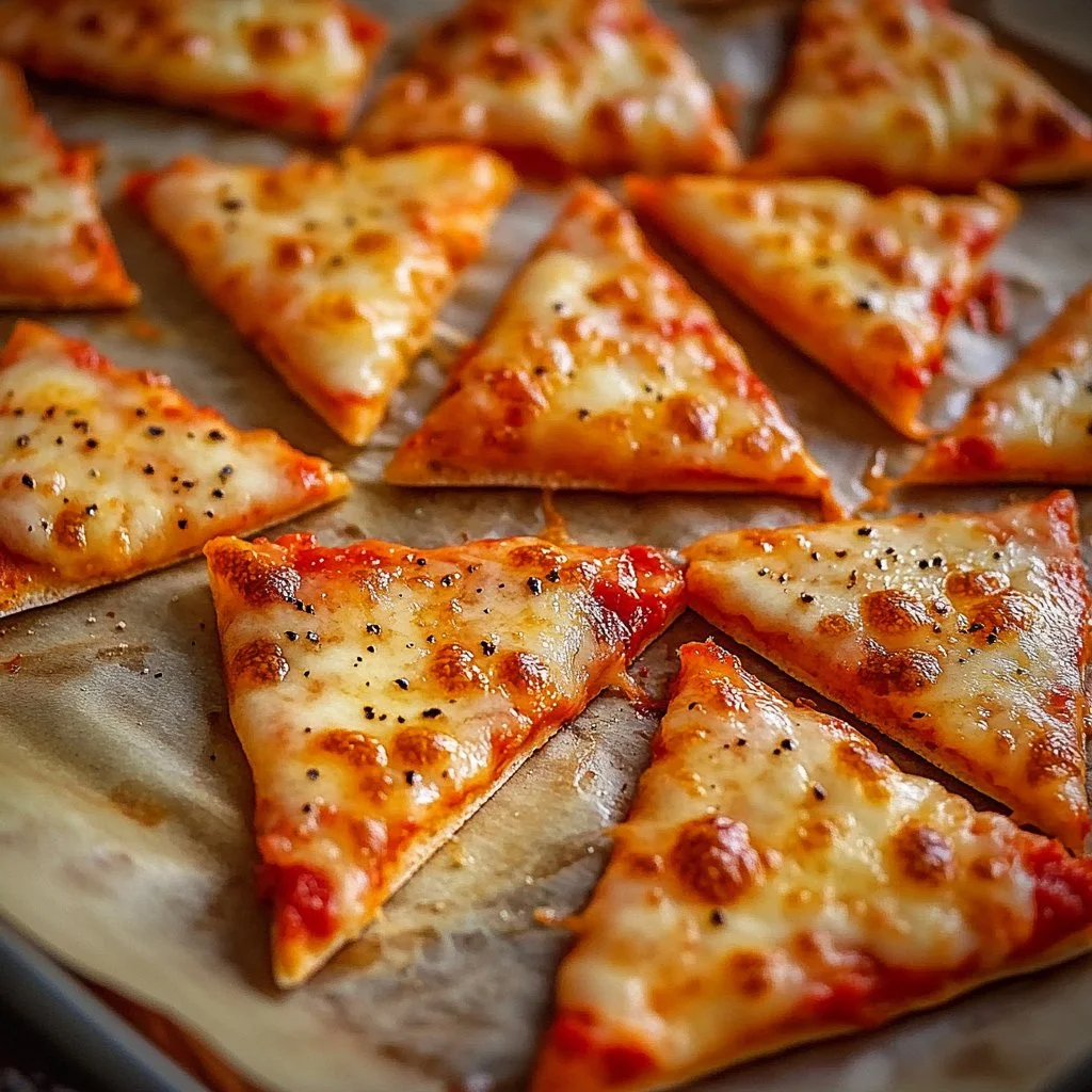 Delicious crispy pizza chips, perfect for snacking and enjoying authentic pizza flavor.
