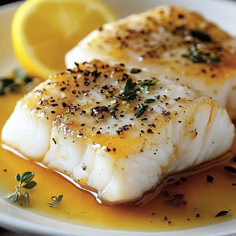 Crispy seared cod fillets served with fresh vegetables on a plate