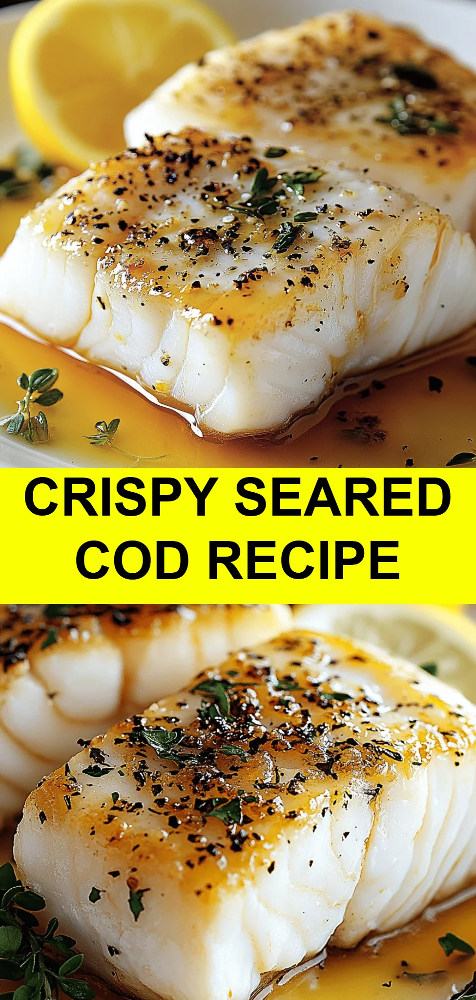 Crispy Seared Cod Recipe