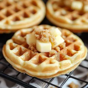 Crumbl-style waffle cookie fresh out of the oven, golden and delicious.