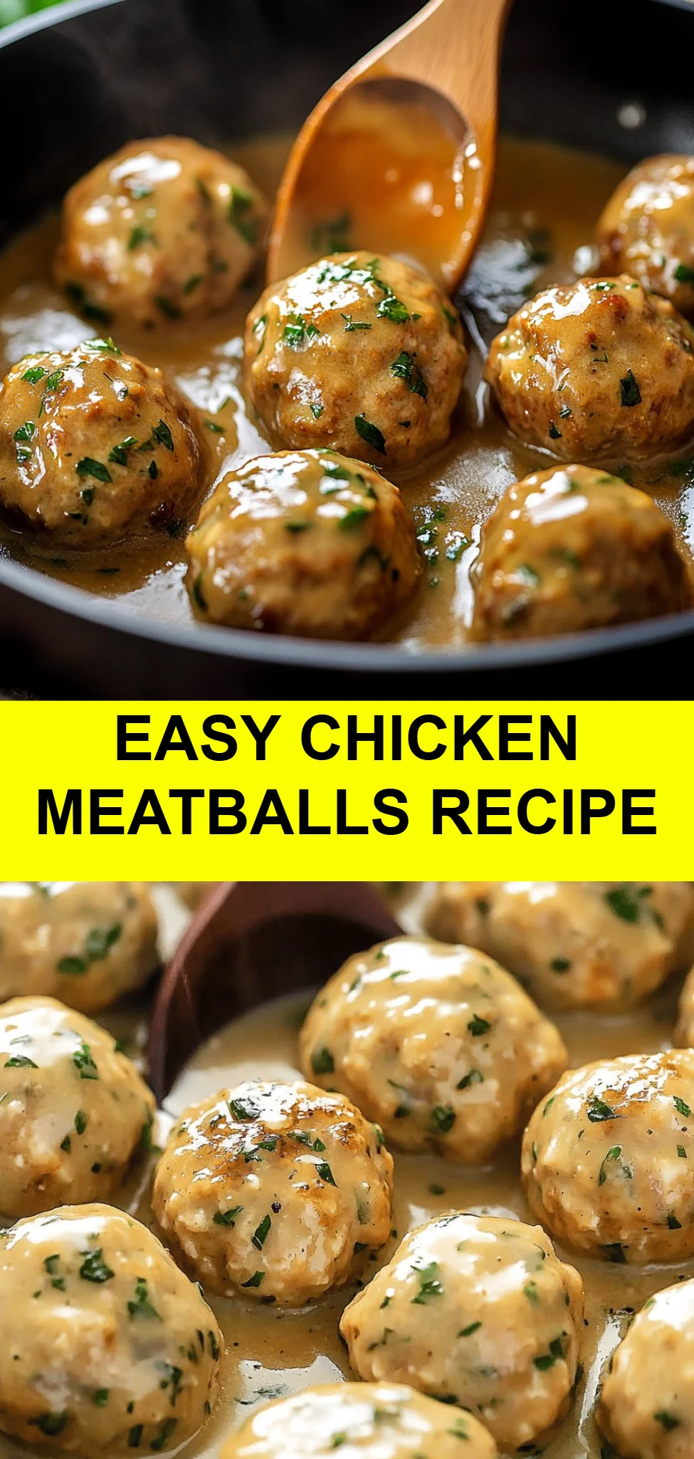Easy Chicken Meatballs Recipe