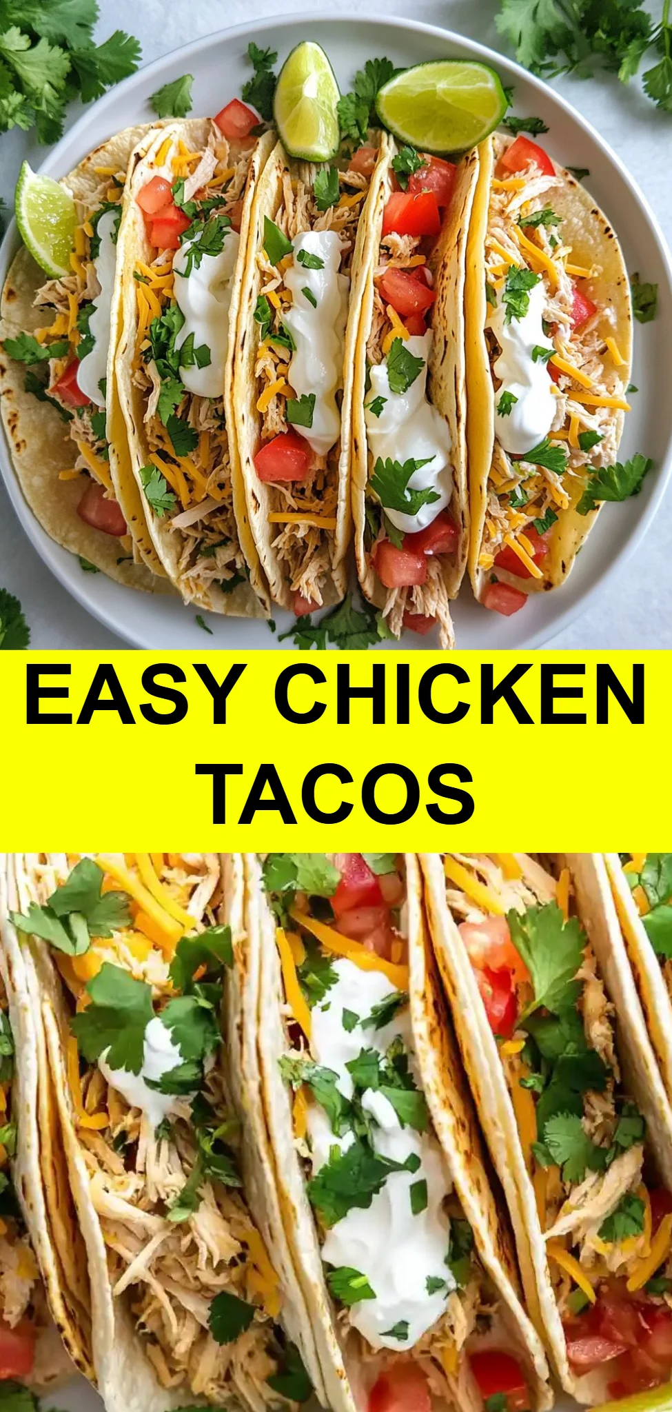 Easy Chicken Tacos
