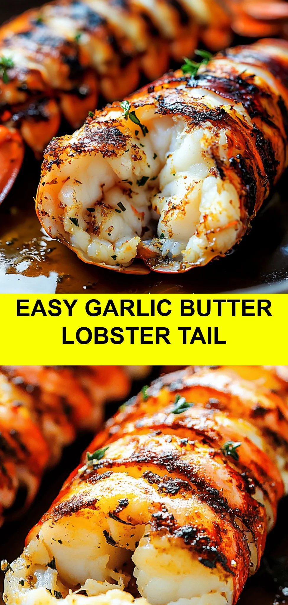 Easy Garlic Butter Lobster Tail