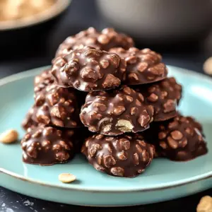 Delicious assortment of easy no-bake cookies on a plate