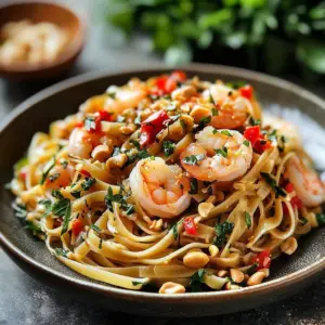 Delicious homemade Pad Thai with fresh ingredients and vibrant flavors.