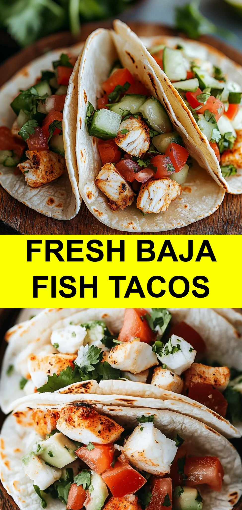 Fresh Baja Fish Tacos