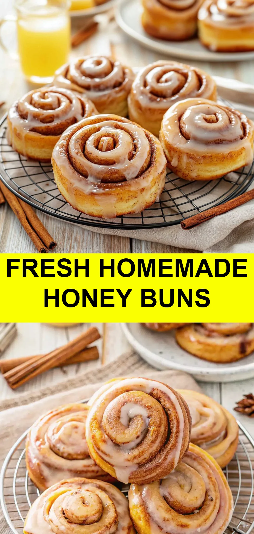 Fresh Homemade Honey Buns