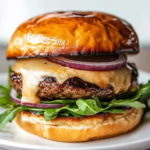 Delicious grilled Portobello mushroom burger served with fresh toppings and buns