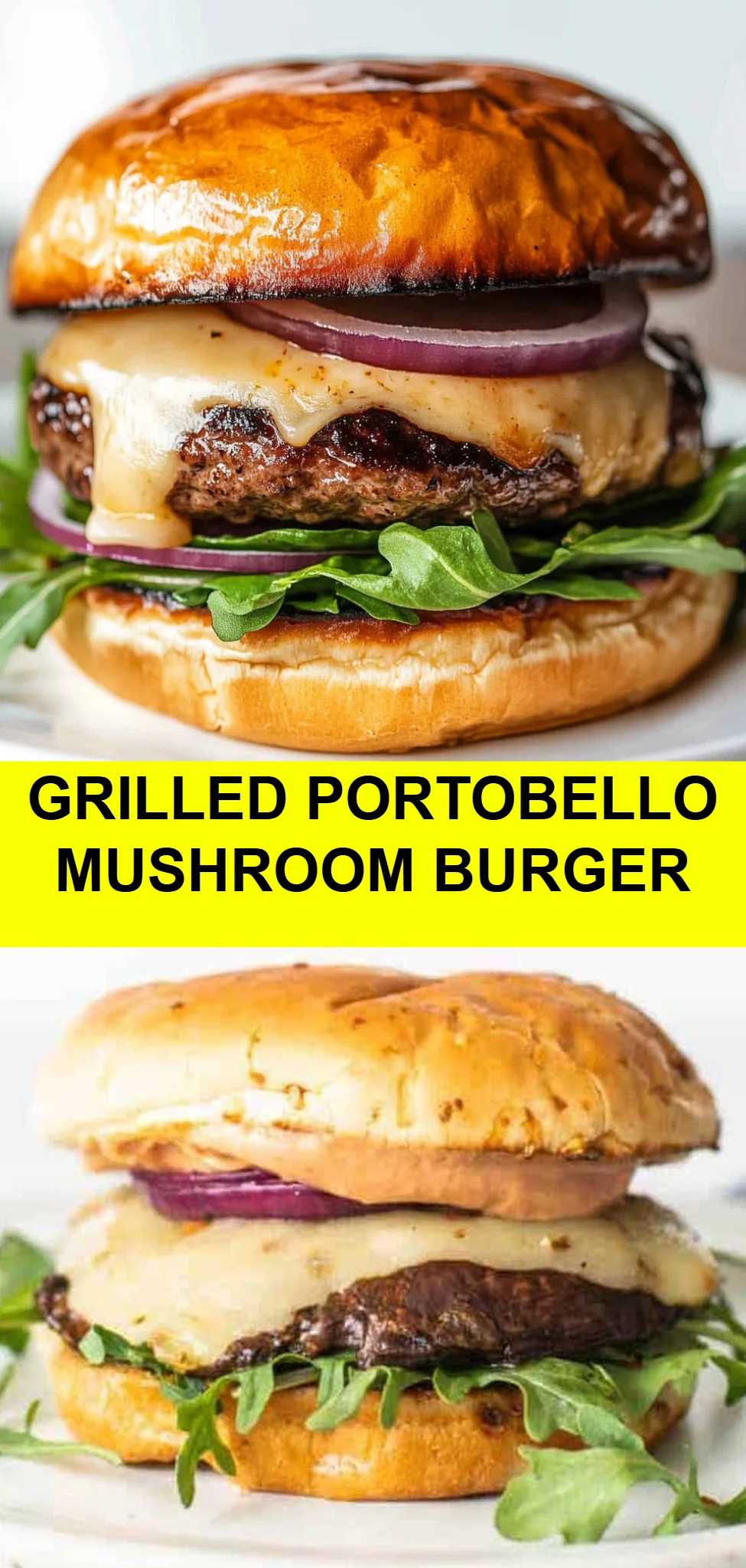 Grilled Portobello Mushroom Burger