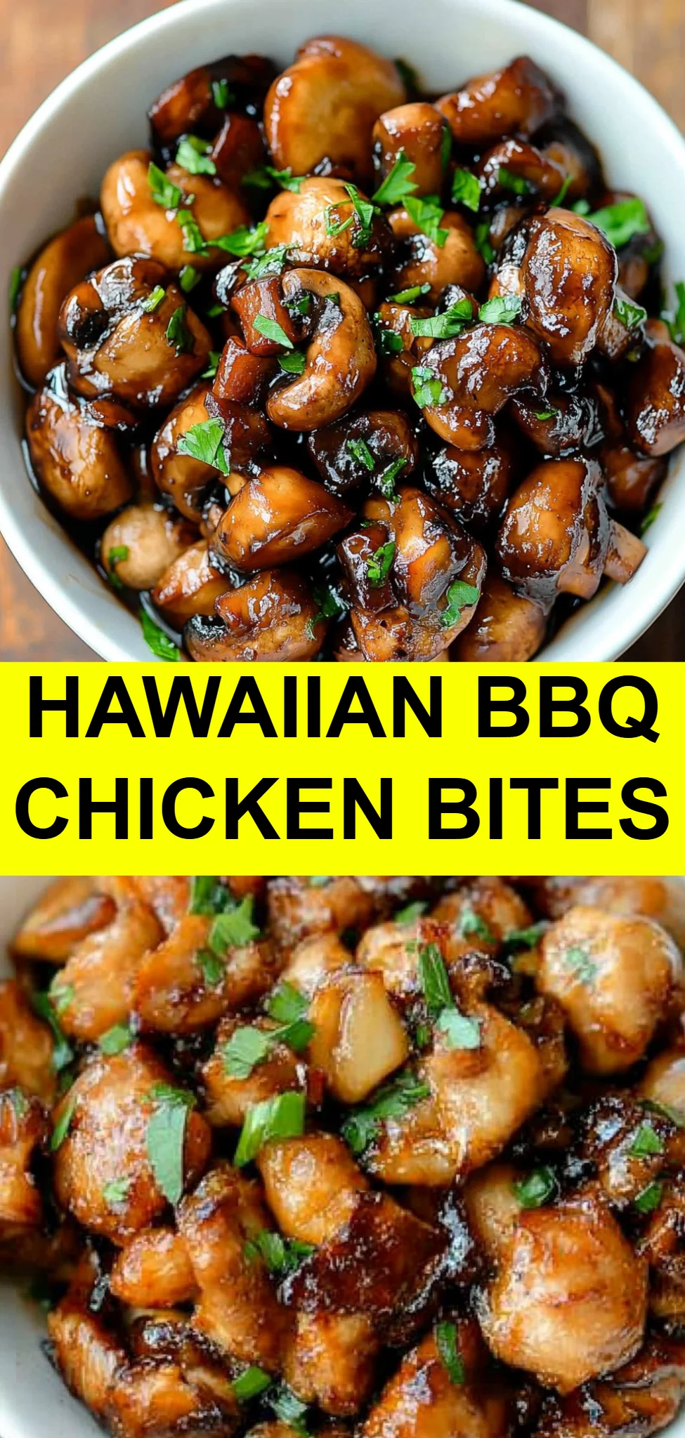 Hawaiian BBQ Chicken Bites