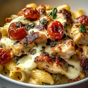 Delicious Greek Chicken Casserole with Mediterranean spices and fresh ingredients