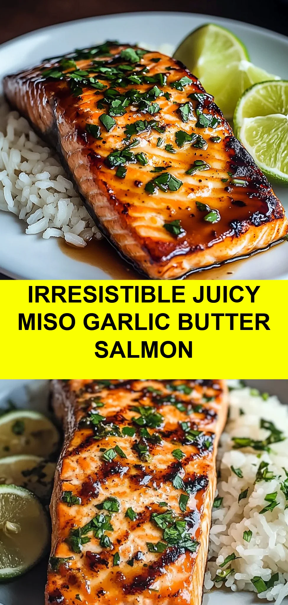 Irresistible Juicy Miso Garlic Butter Salmon