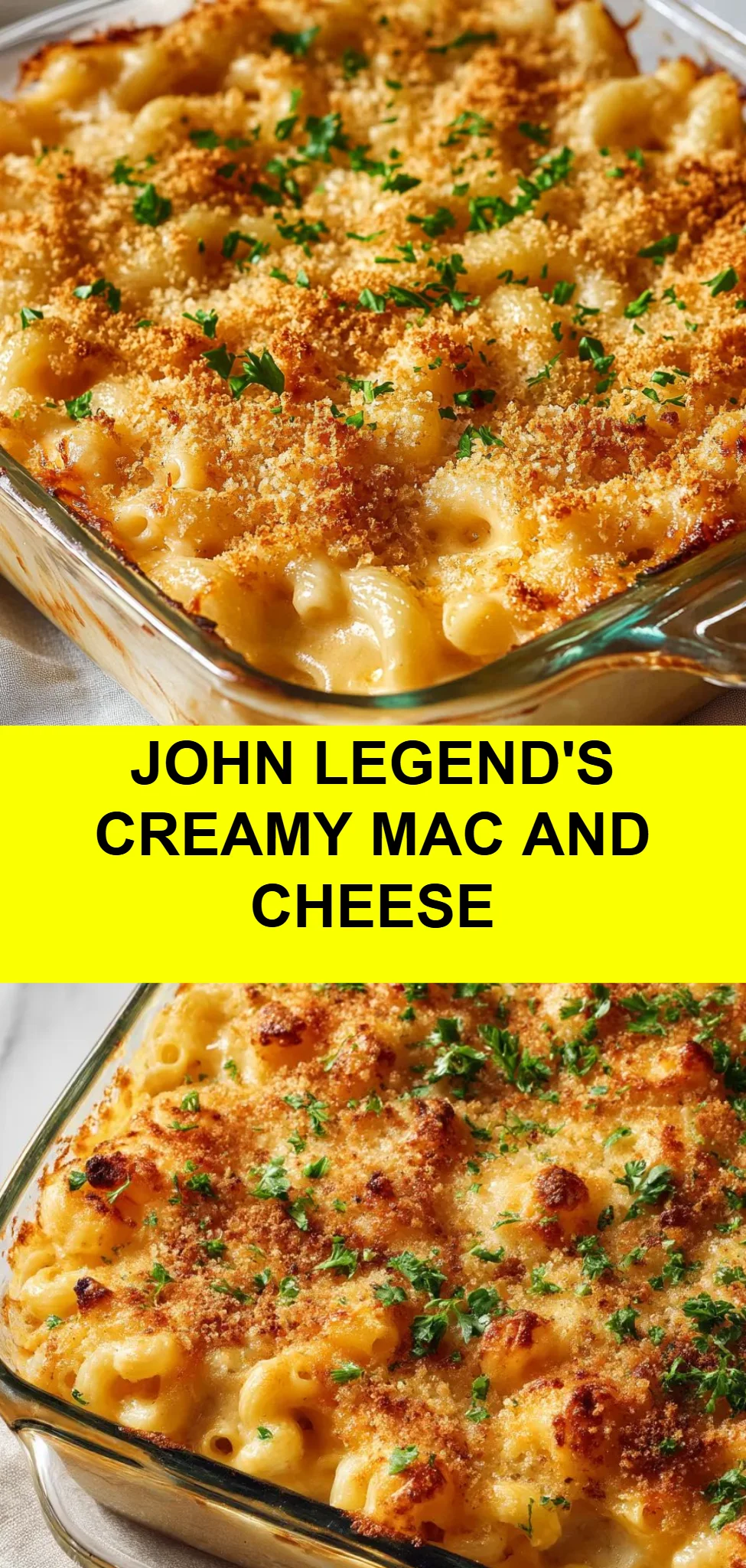 John Legend's Creamy Mac and Cheese