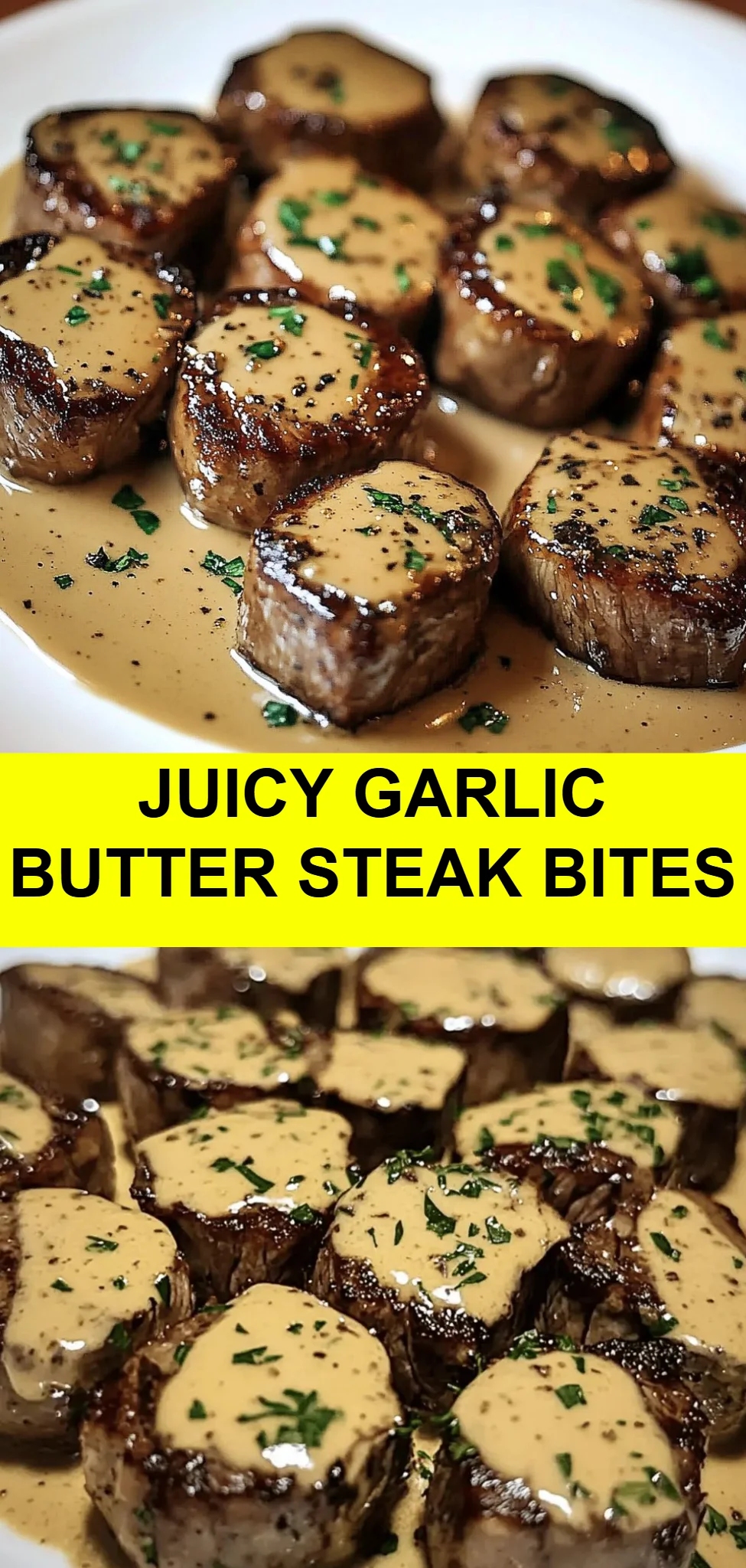 Juicy Garlic Butter Steak Bites