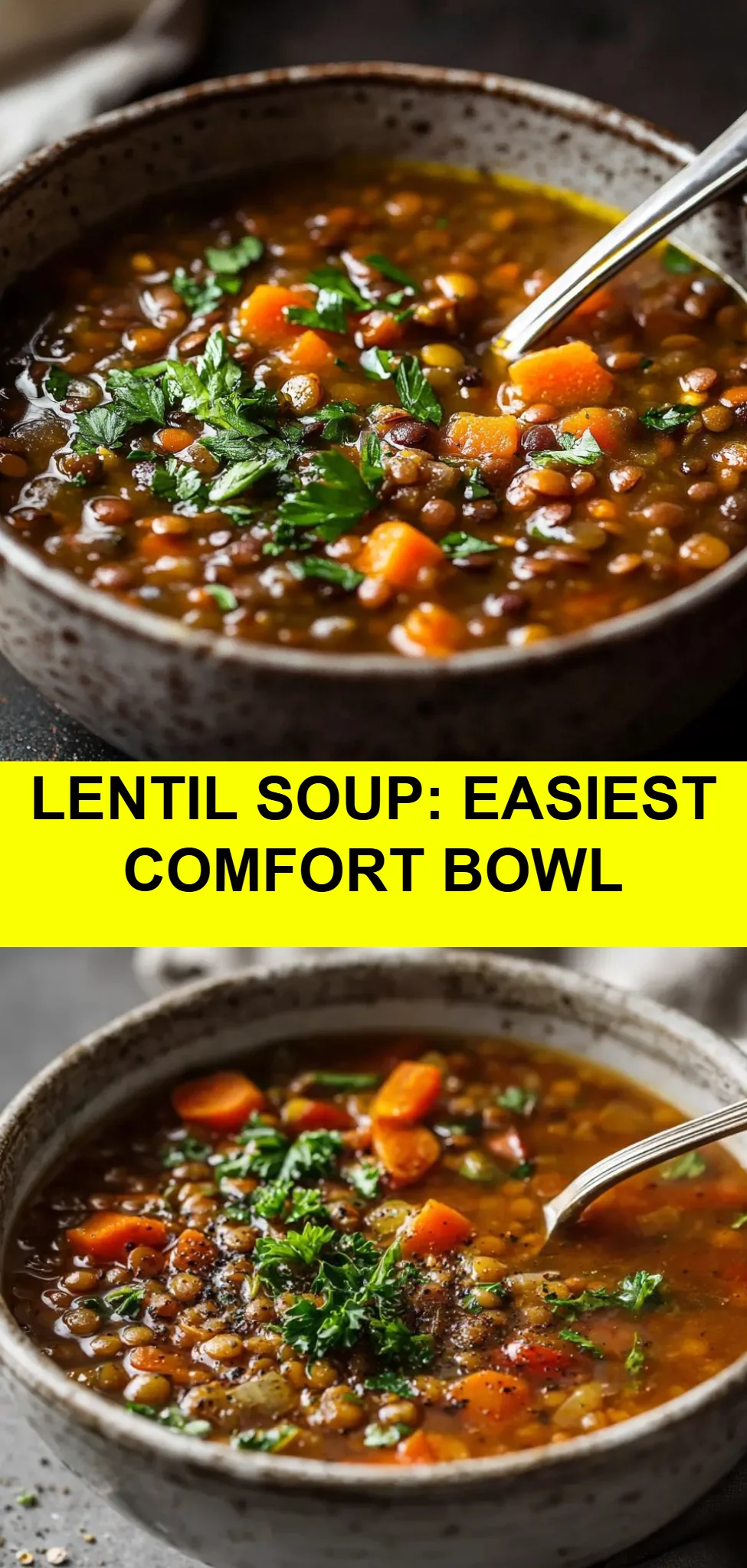 Lentil Soup: Easiest Comfort Bowl