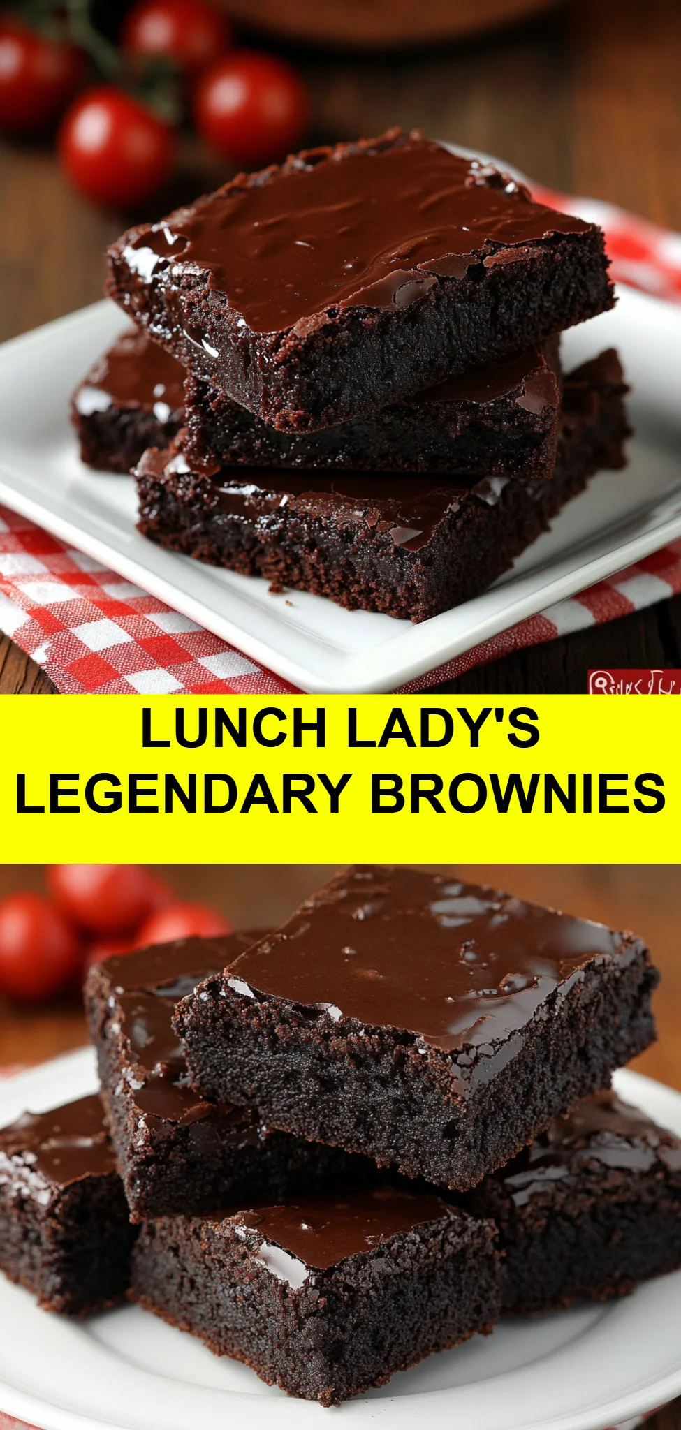 Lunch Lady's Legendary Brownies